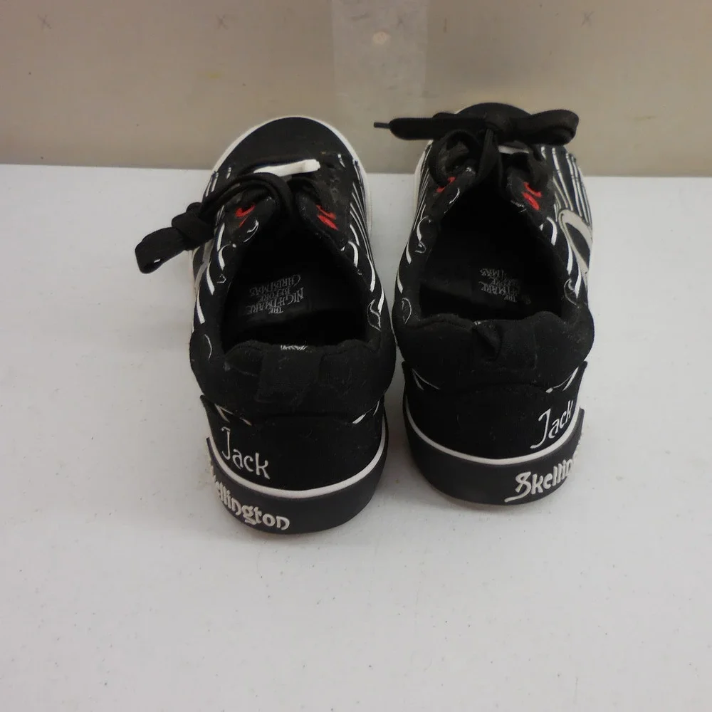 Ground Up Nightmare Before Christmas Jack Skellington Sneakers Black White Men 7